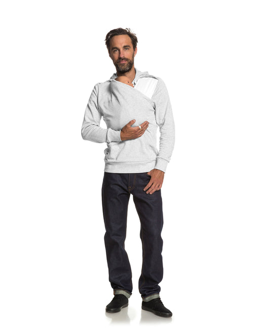 Baby carrier sweatshirt | Daddy Plays | Heather grey Carriers Mama Hangs