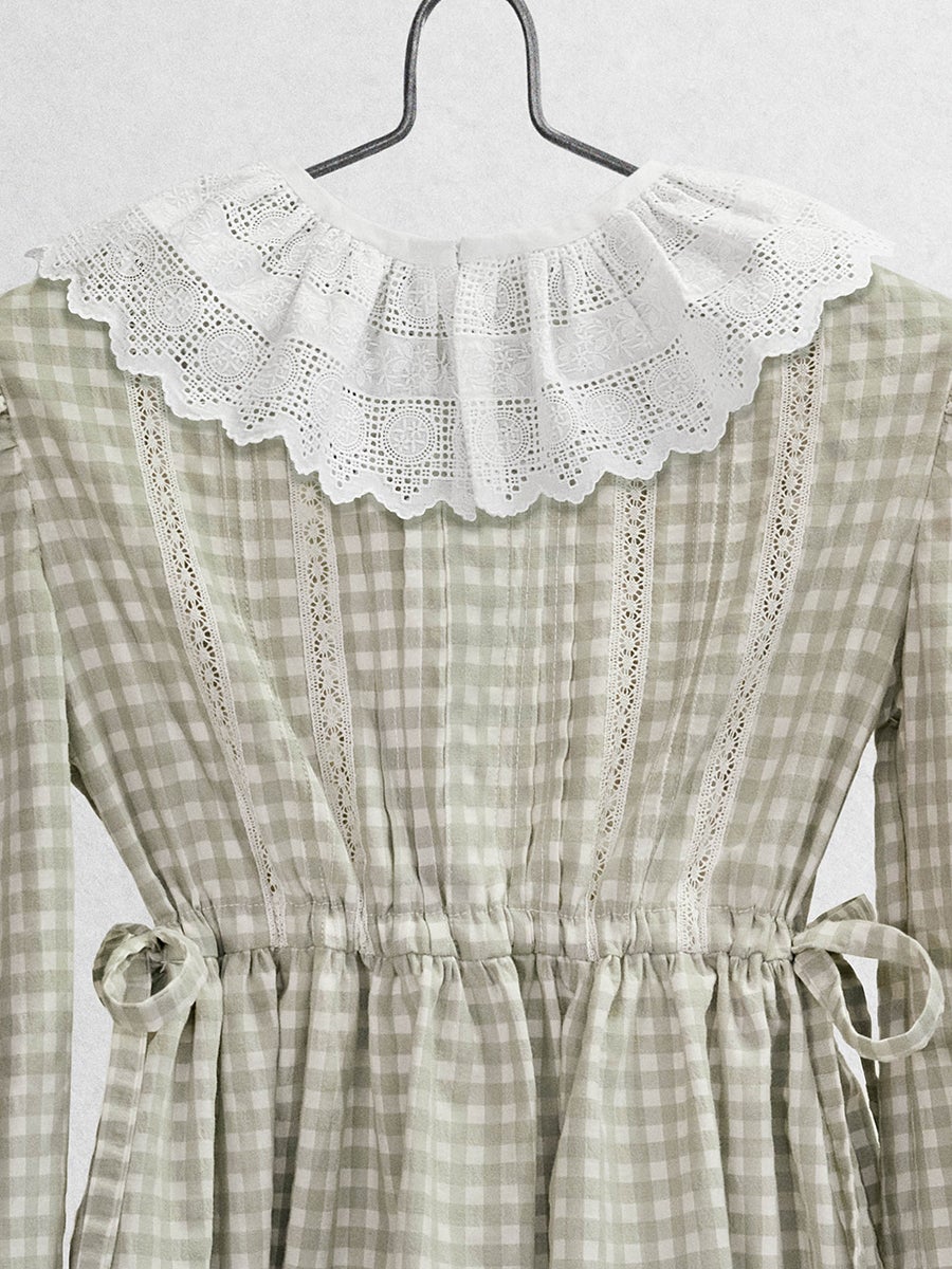 The Dahlia Dress Dresses Five of us Lace collar 3 years