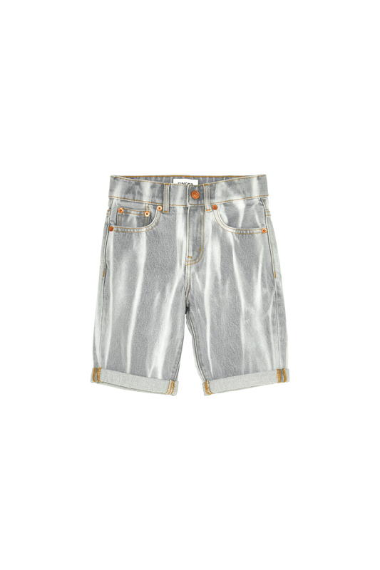 EDMOND Light Grey Tie & Dye - 5-Pocket Comfort Fit Shorts