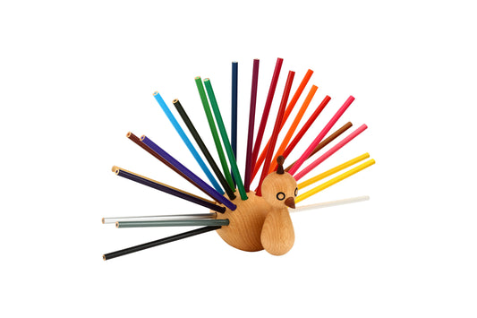 Peacock Pencil Holder Wallart EO