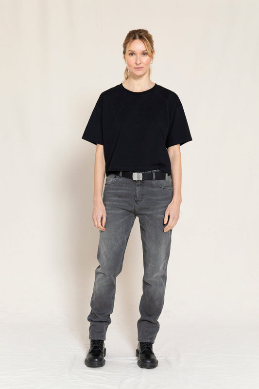 EWAN Grey Denim - 5-Pocket Comfort Fit Jeans