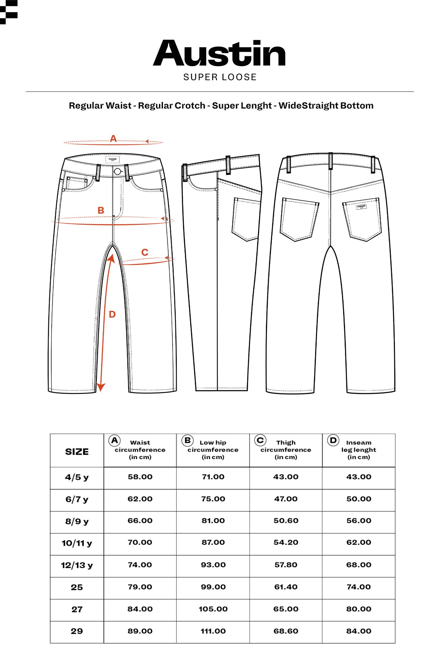 AUSTIN Black Denim - 5-Pocket Loose Fit Jeans | Women