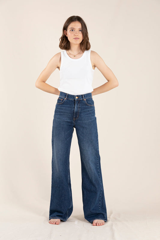 FIONA Medium Blue - Flare Fit Jeans | Women