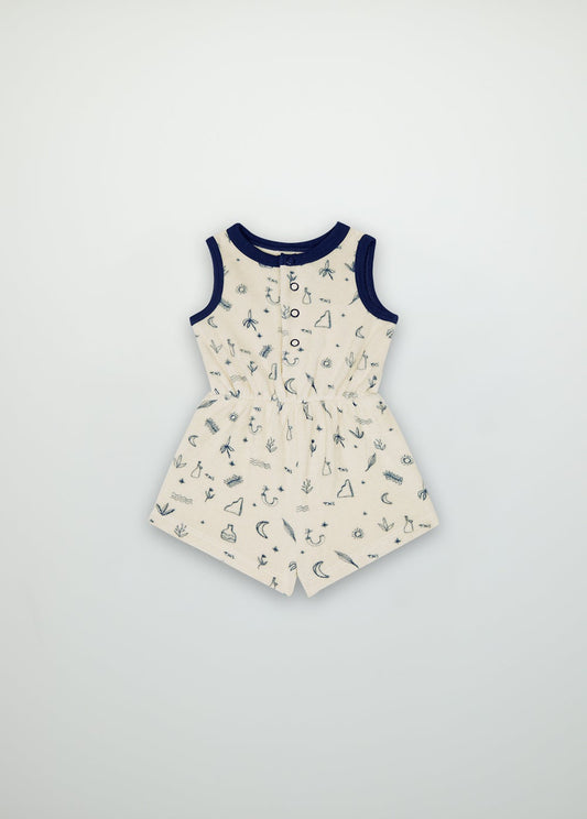Francis Baby Romper All the things print Baby Grows The New Society