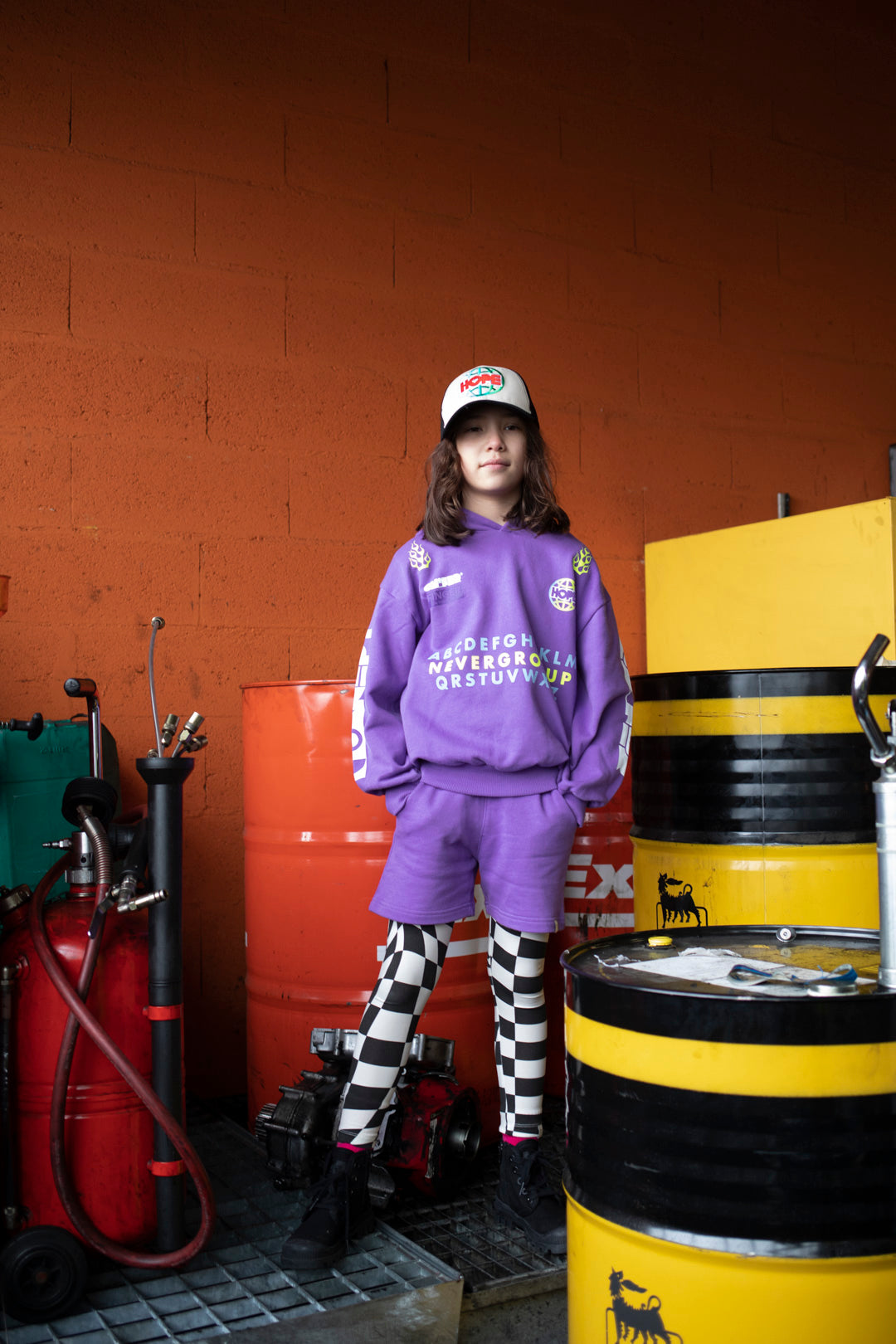 HOPE Purple Concept - Loose Hoodie