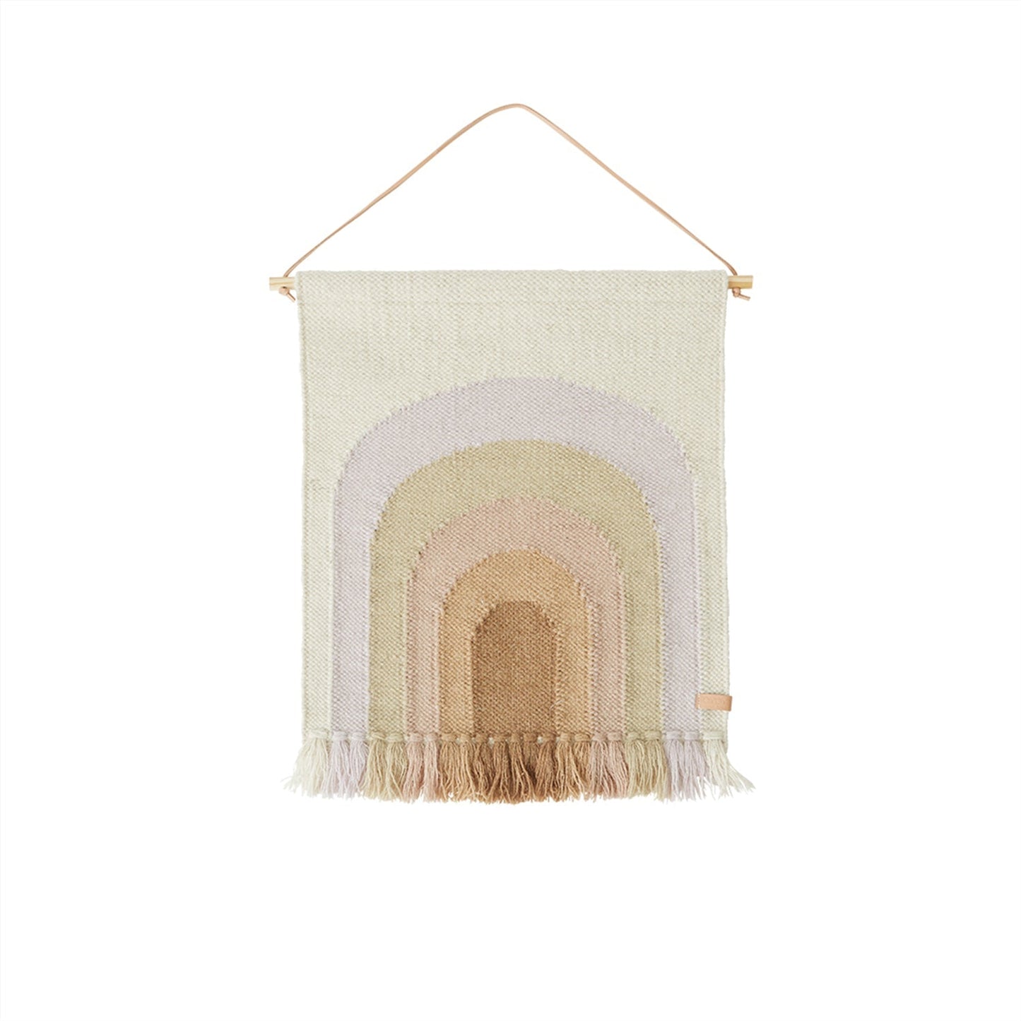 Follow The Rainbow Mini Wall Rug - Lavender Wallart OYOY