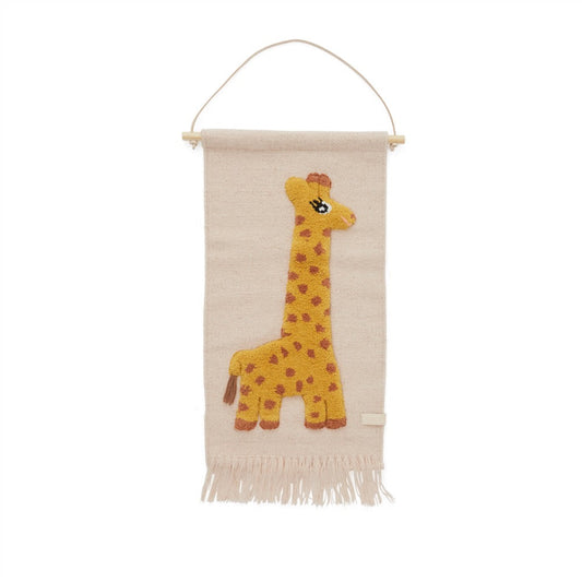 Wallhanger - Giraffe - Rose Wallart OYOY