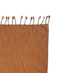 Gobi Bed Cover - Stripe - Caramel / Offwhite Bed Cover OYOY