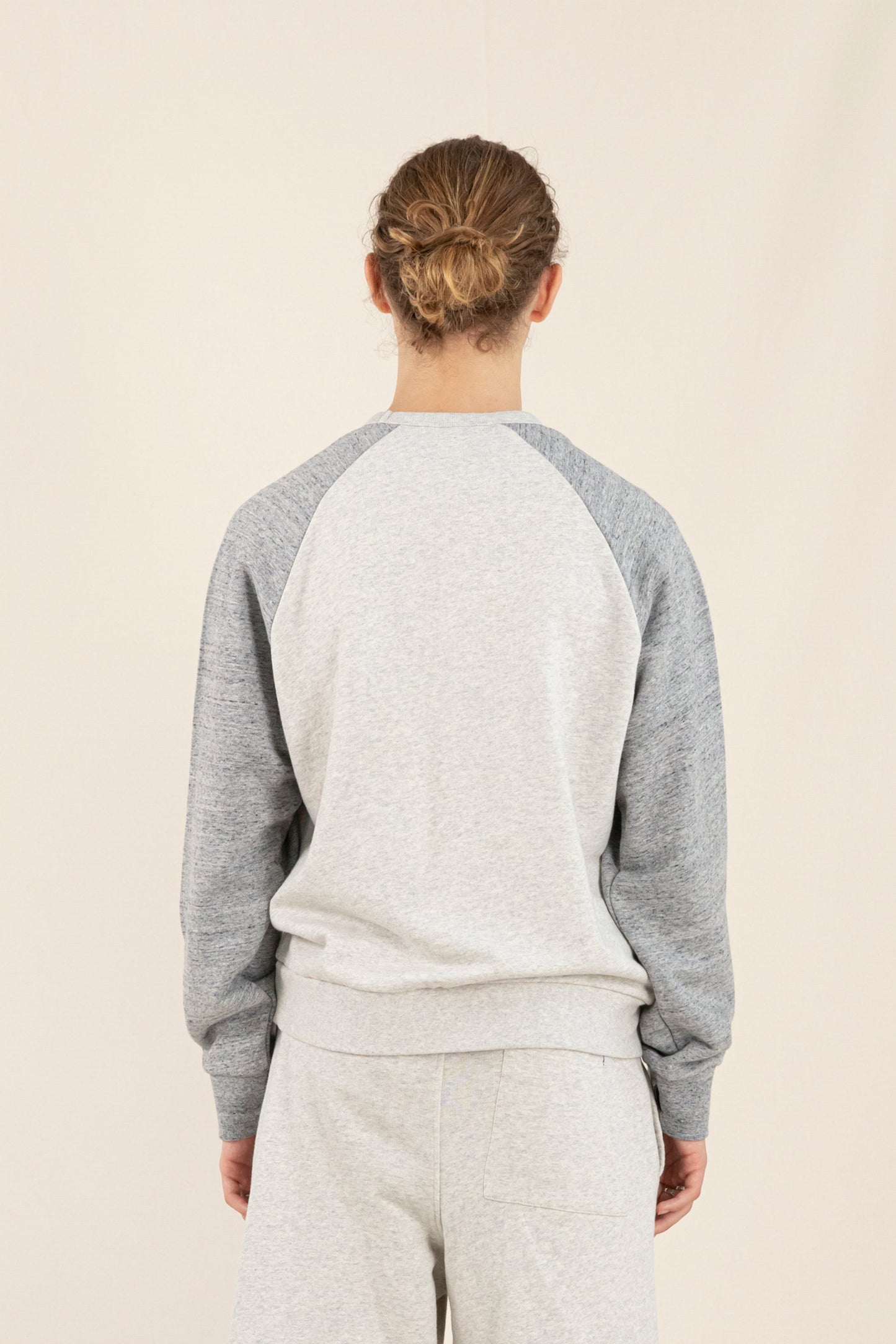 HENRY Heather Ecru - Raglan Sleeve Sweater