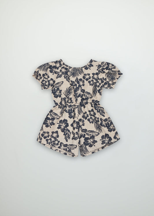 Hibiscus Girl Baby Romper Baby Grows The New Society