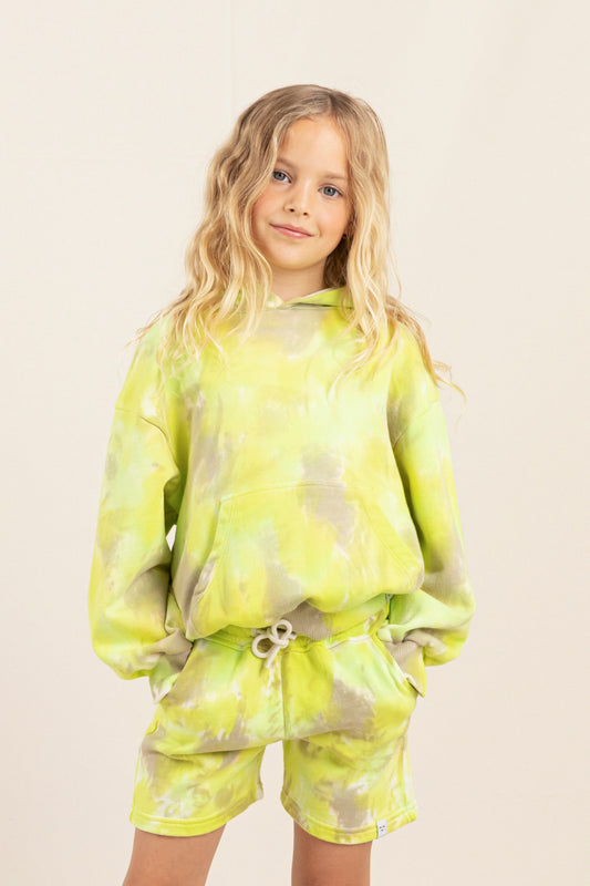HOPE Fluo Lime Camo - Loose Hoodie | Women
