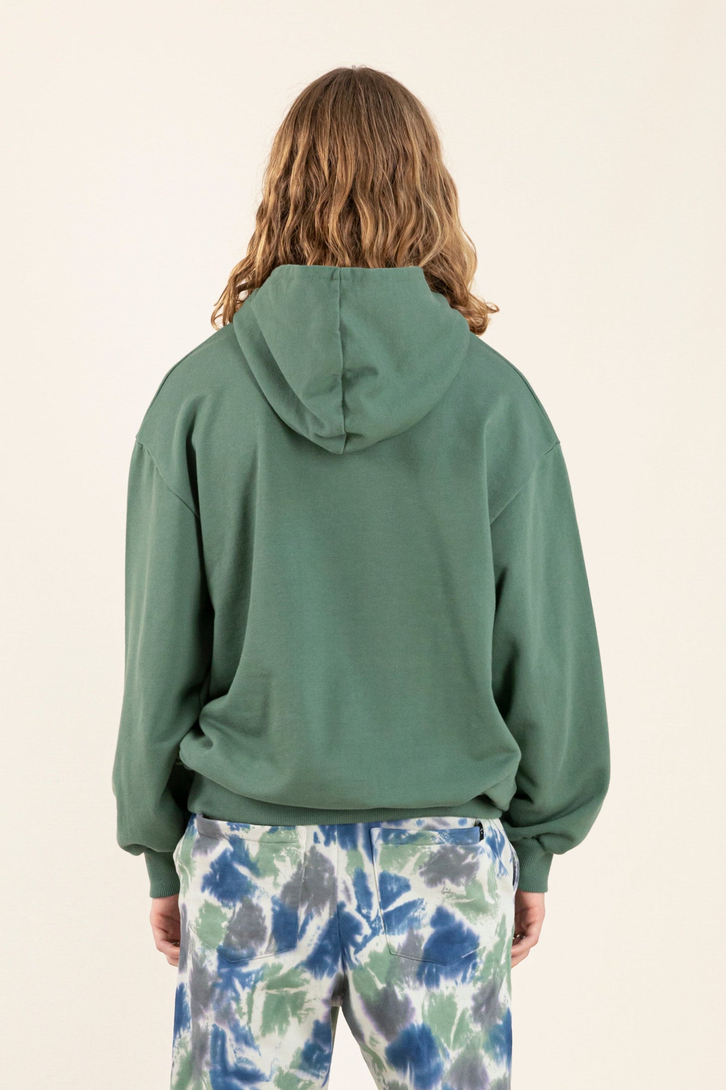 HOPE Green Khaki Macaroni - Loose Hoodie