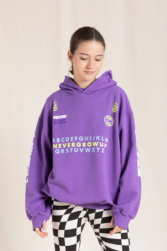 HOPE Purple Concept - Loose Hoodie