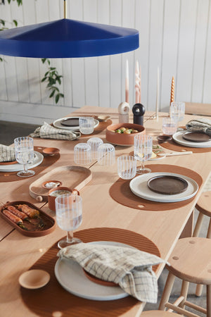 Hatto Pendant - Large - Optic Blue Pendel Lamp OYOY