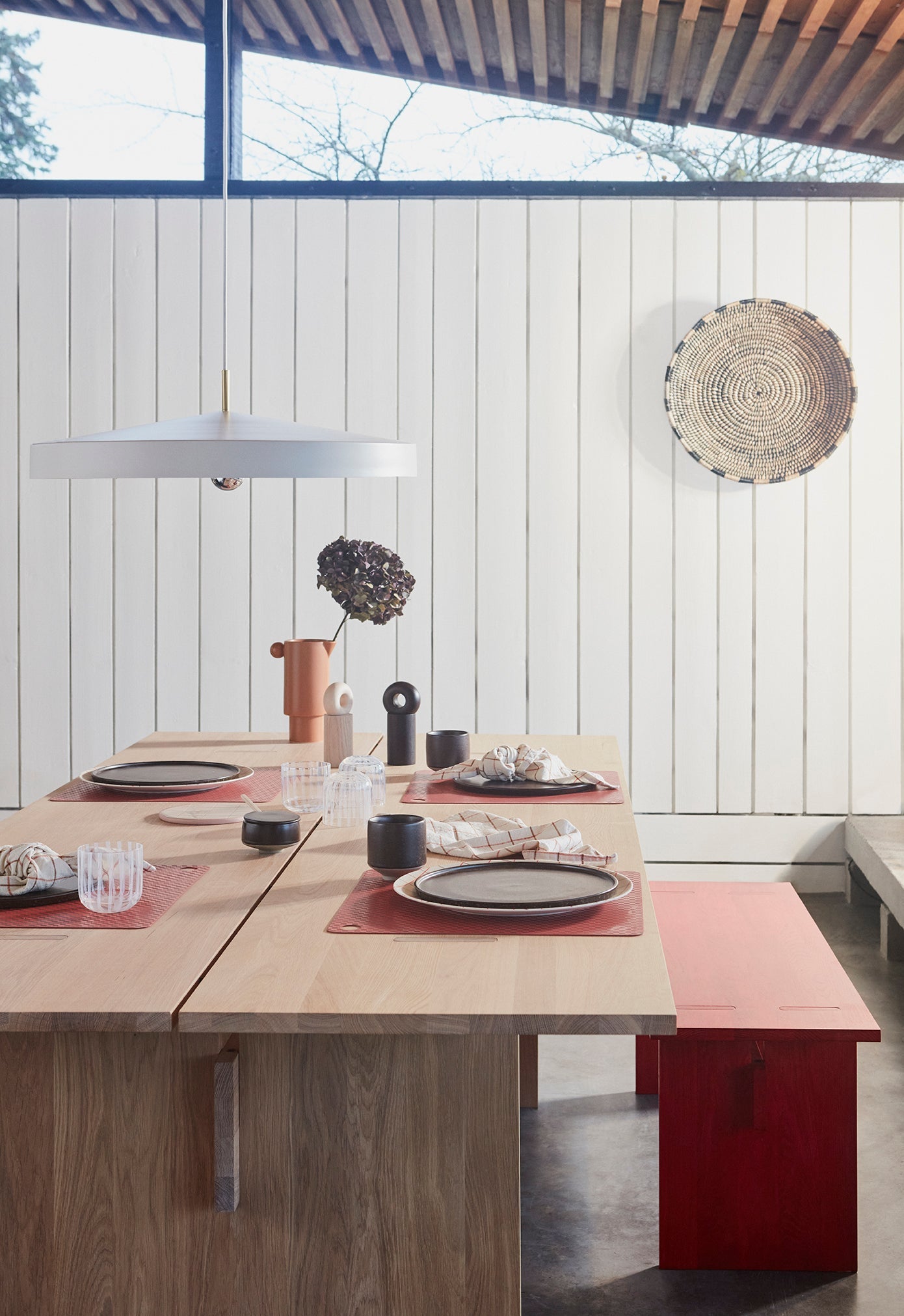Hatto Pendant - Large - White Pendel Lamp OYOY