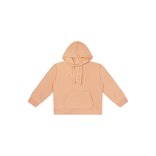 Logo Kangaroo Sweater Apricot Sweatshirts The New Society