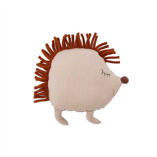 Hope Hedgehog Denim Cushion - Beige Soft Toys OYOY