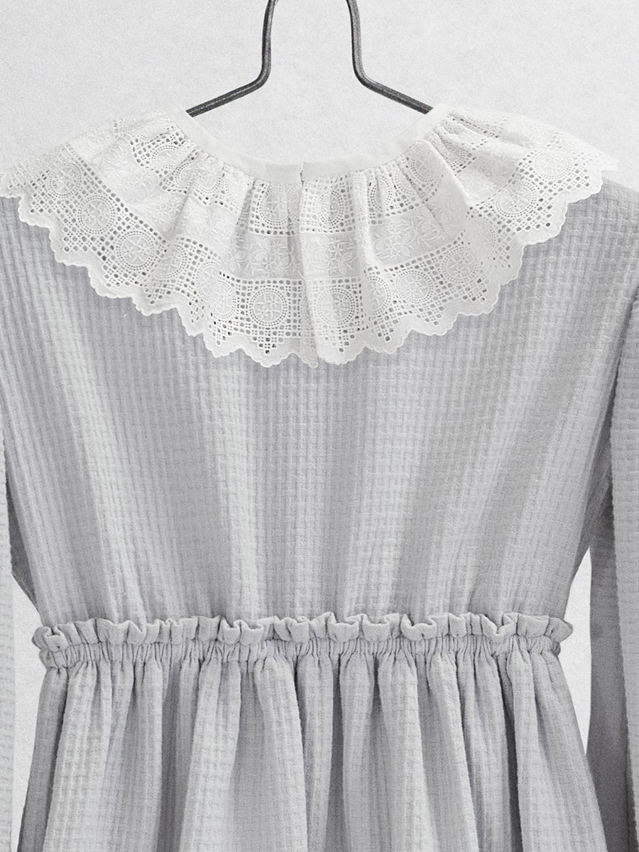 The Hortensia Dress Dresses Five of us Lace collar 3 years