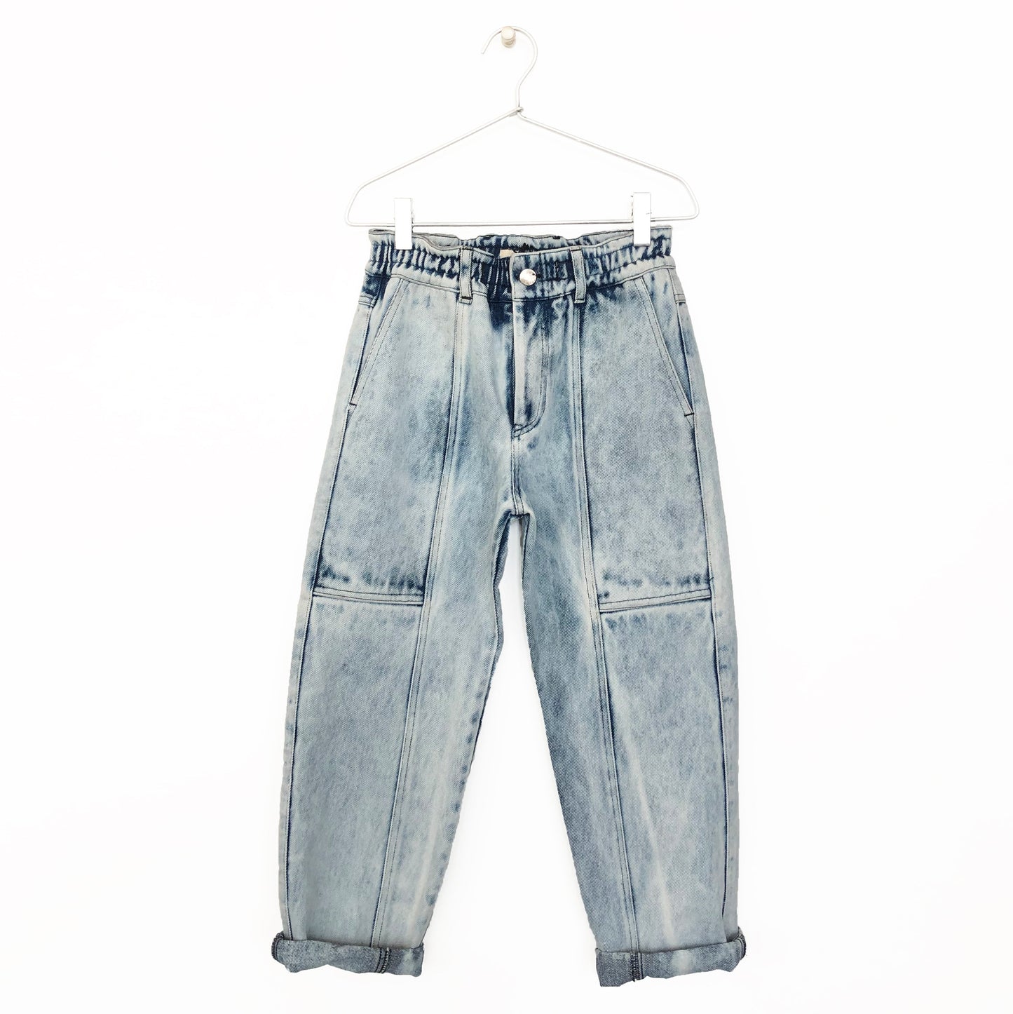LIGHT BLUE DENIM TROUSERS