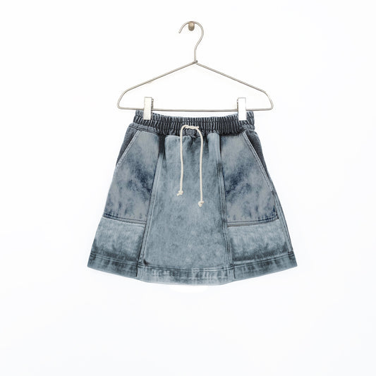 BLUE DENIM SKIRT