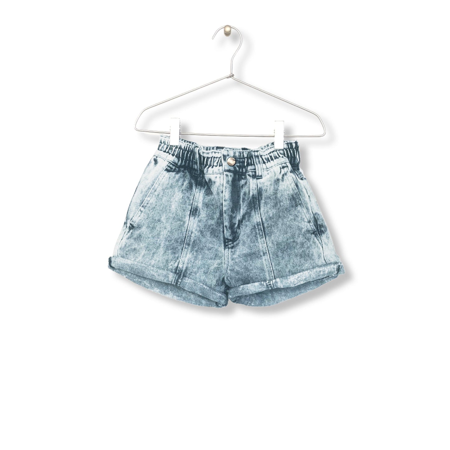 LIGHT BLUE DENIM SHORTS