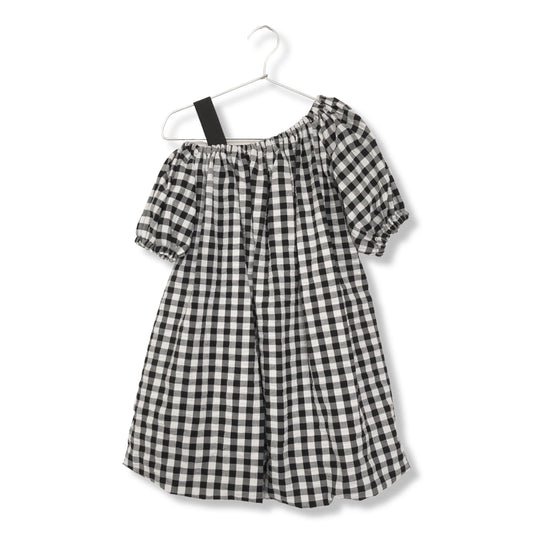 VICHY ASYMMETRIC DRESS