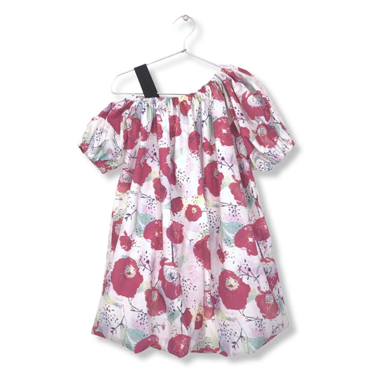 FLORAL ASYMMETRIC DRESS