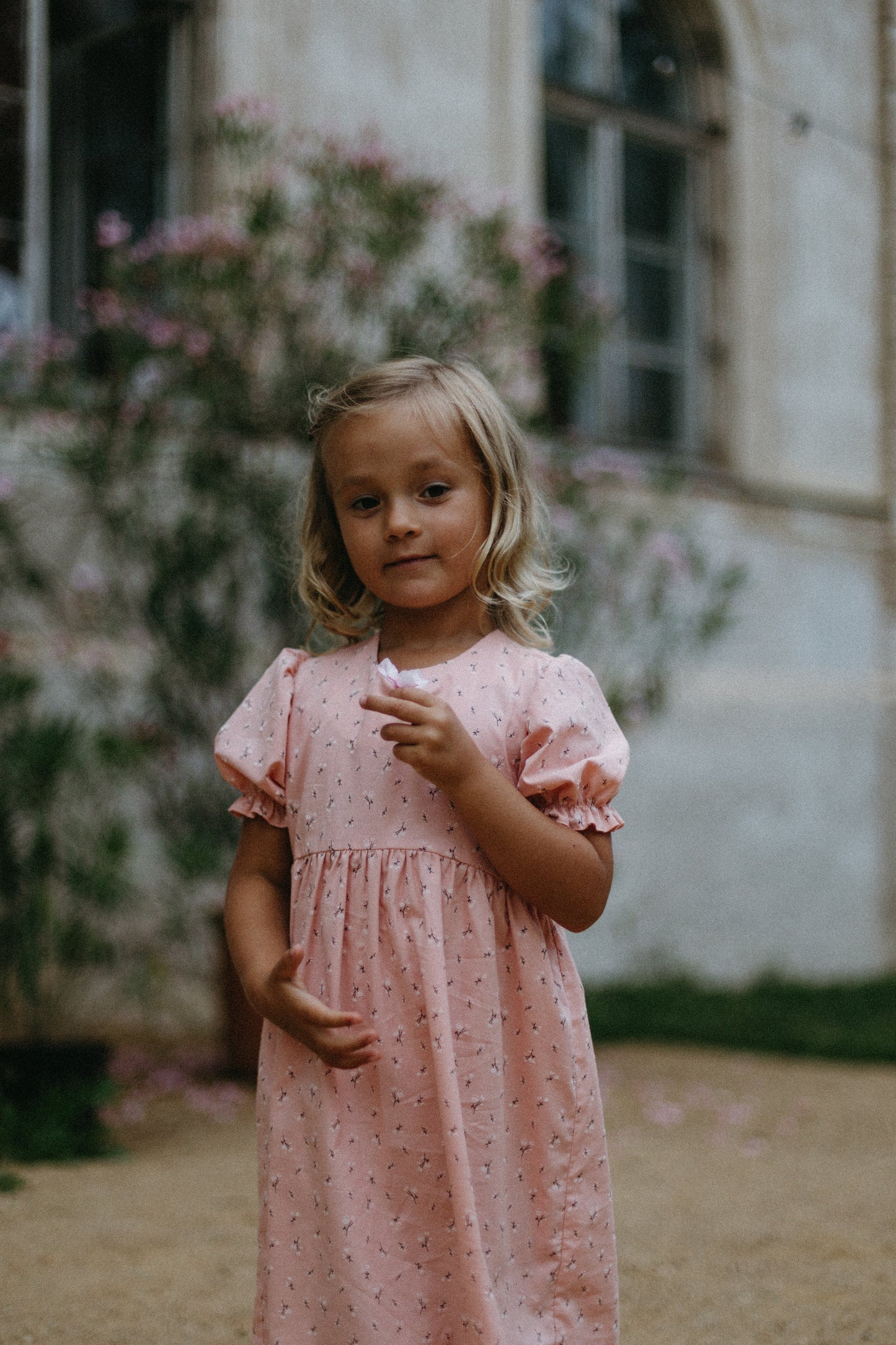 Pink dress with flowers Dresses Tiny Bunny