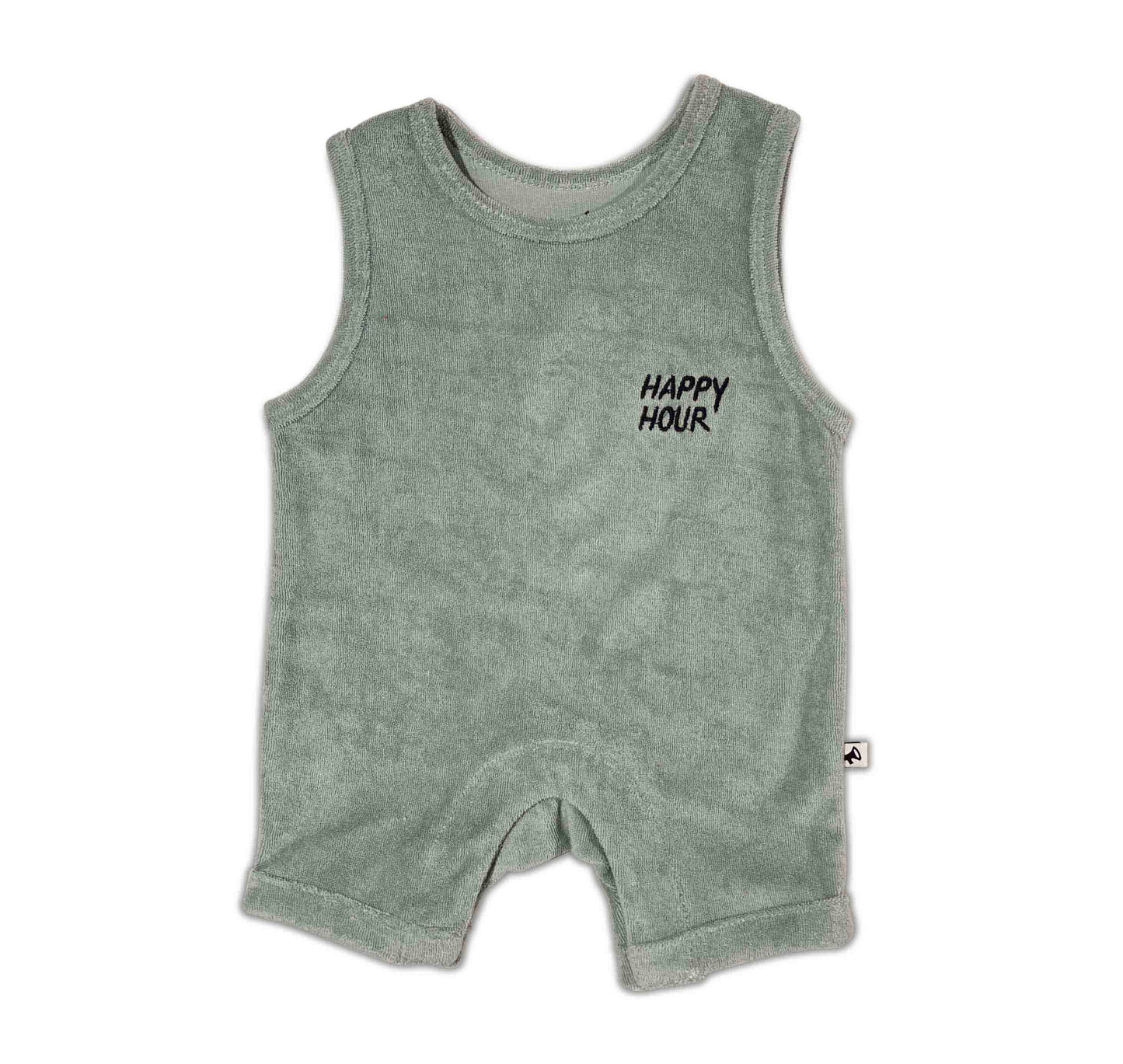 Towelling Happy Hour Onesie: Topaz