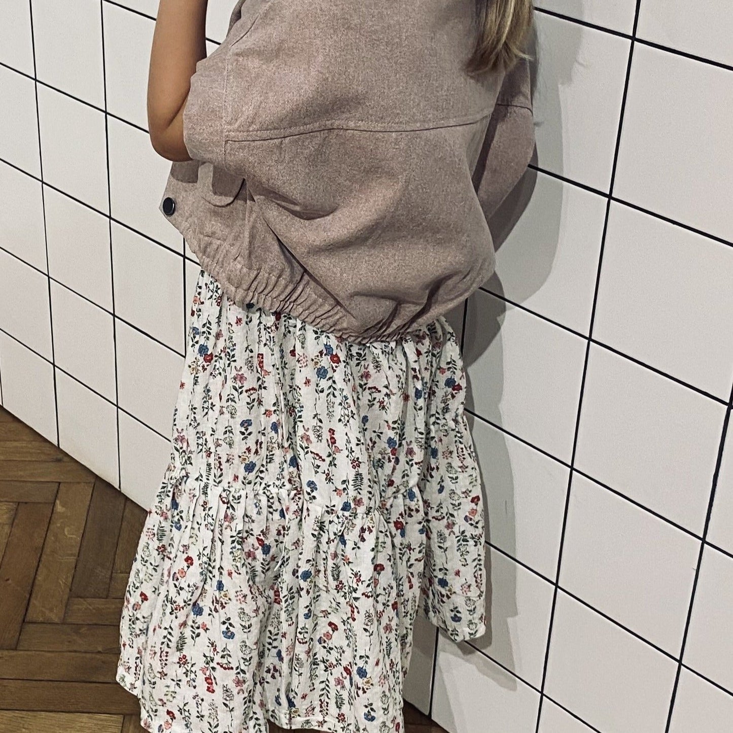 Paneled Dress: Wildflower
