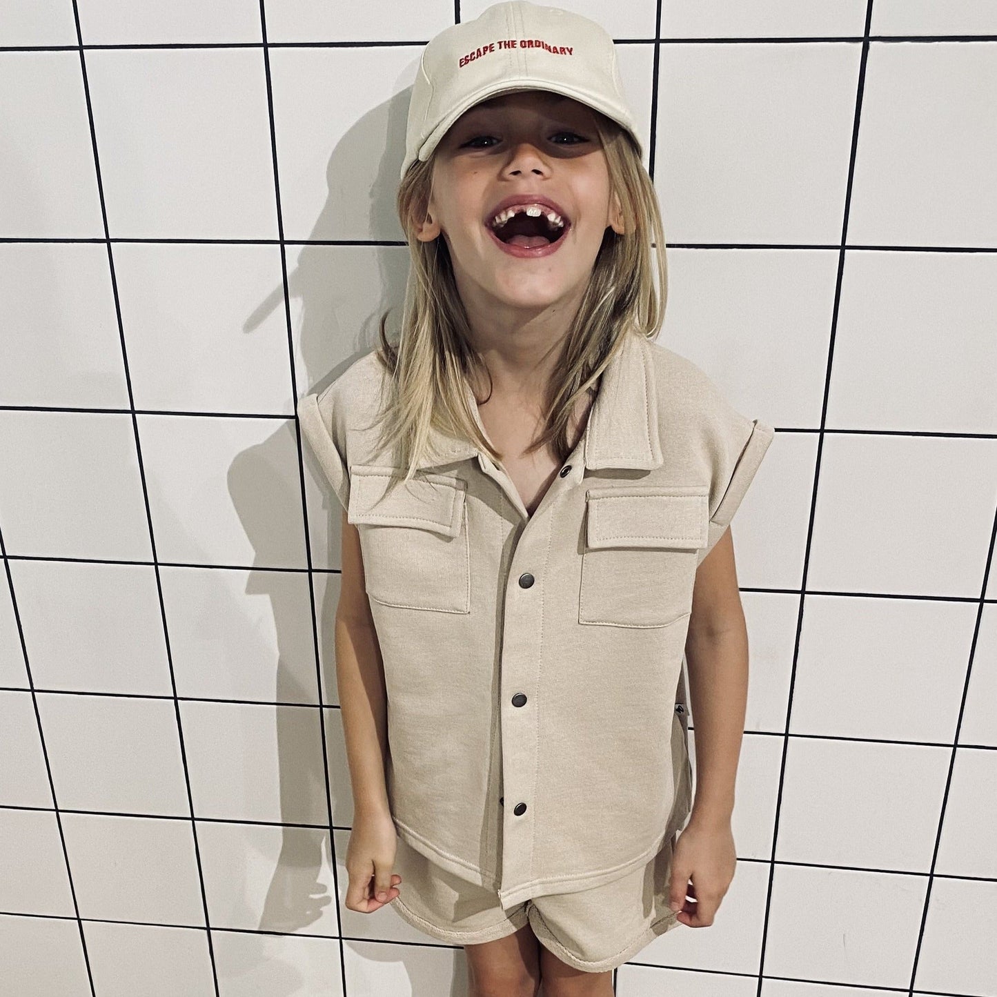 Sleeveless Worker Shirt