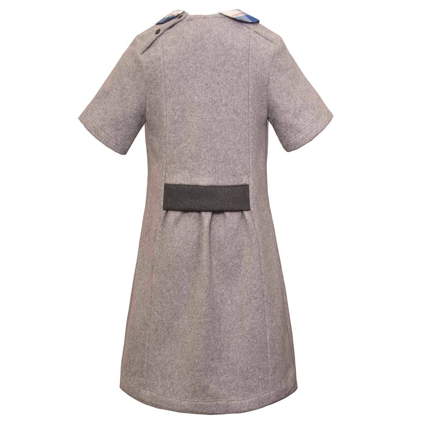 Grey Fleece A-Line Dress