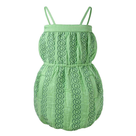 Green Padded Dress