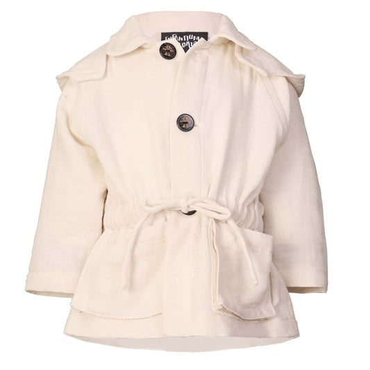 White Baby Jacket with Hood