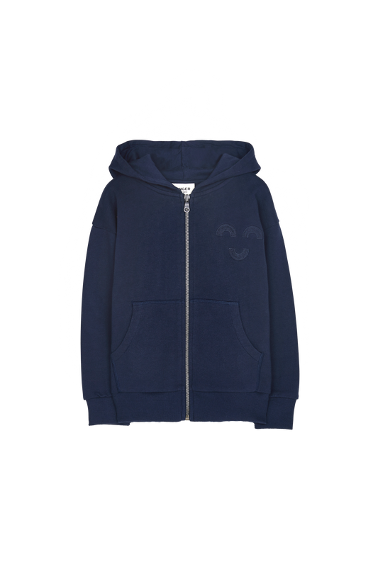 JOEL Navy S Macaroni - Zipped Hoodie