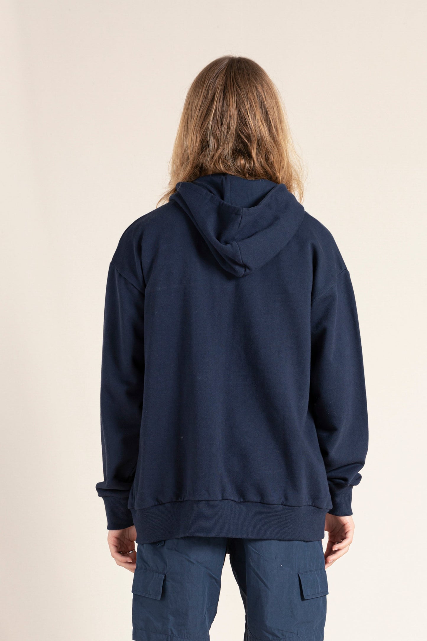 JOEL Navy S Macaroni - Zipped Hoodie