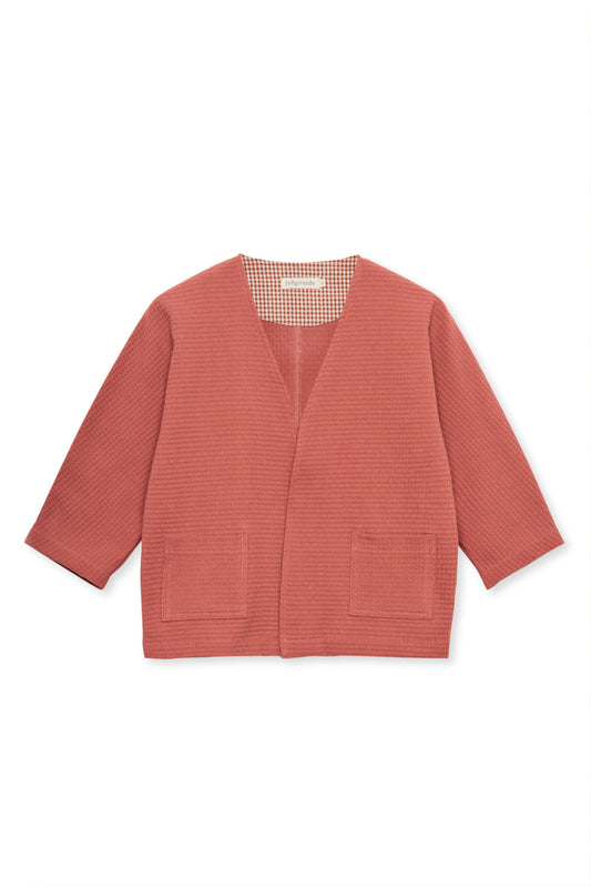 Tibet Jacket Marsala Rose Knitwear Jellymade