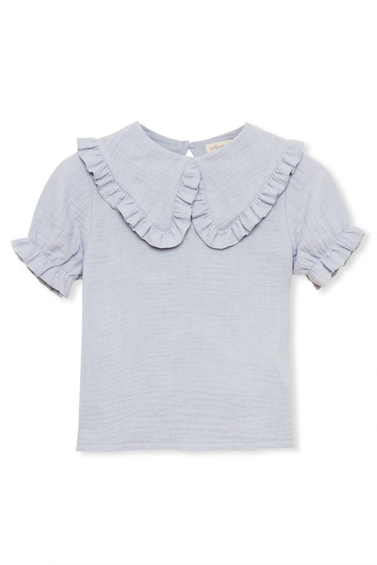 Lao Blouse Arctic Blue Tops Jellymade