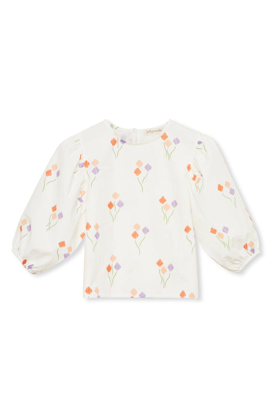 Kota Blouse Tulipan Print Tops Jellymade