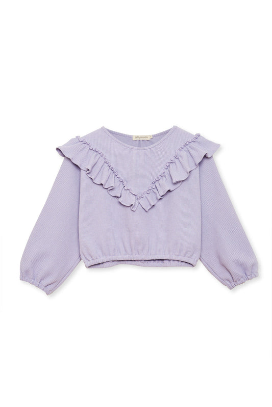 Landa Sweatshirt Pastel Purple Tops Jellymade