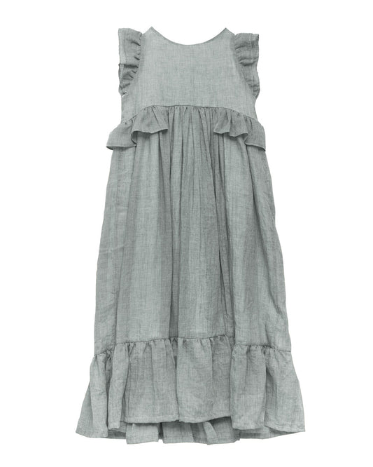 Kanon long dress in Glacier Dresses Cosmosophie