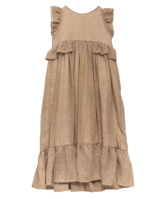 Kanon Long Dress Toffee Dresses Cosmosophie