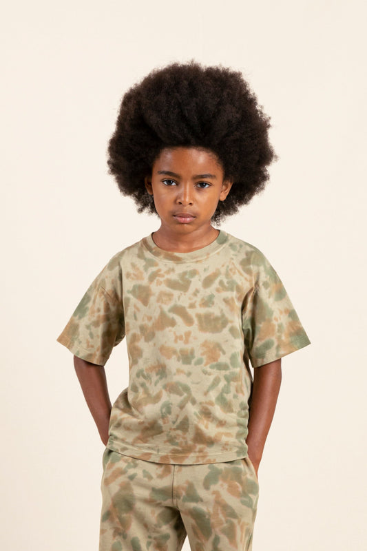 KING Khaki Tie & Dye - Short Sleeve T-shirt