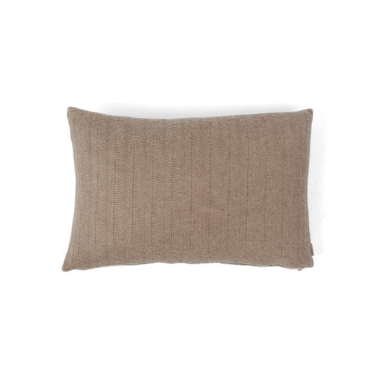 Kata Cushion - Light Brown Melange Cushion OYOY