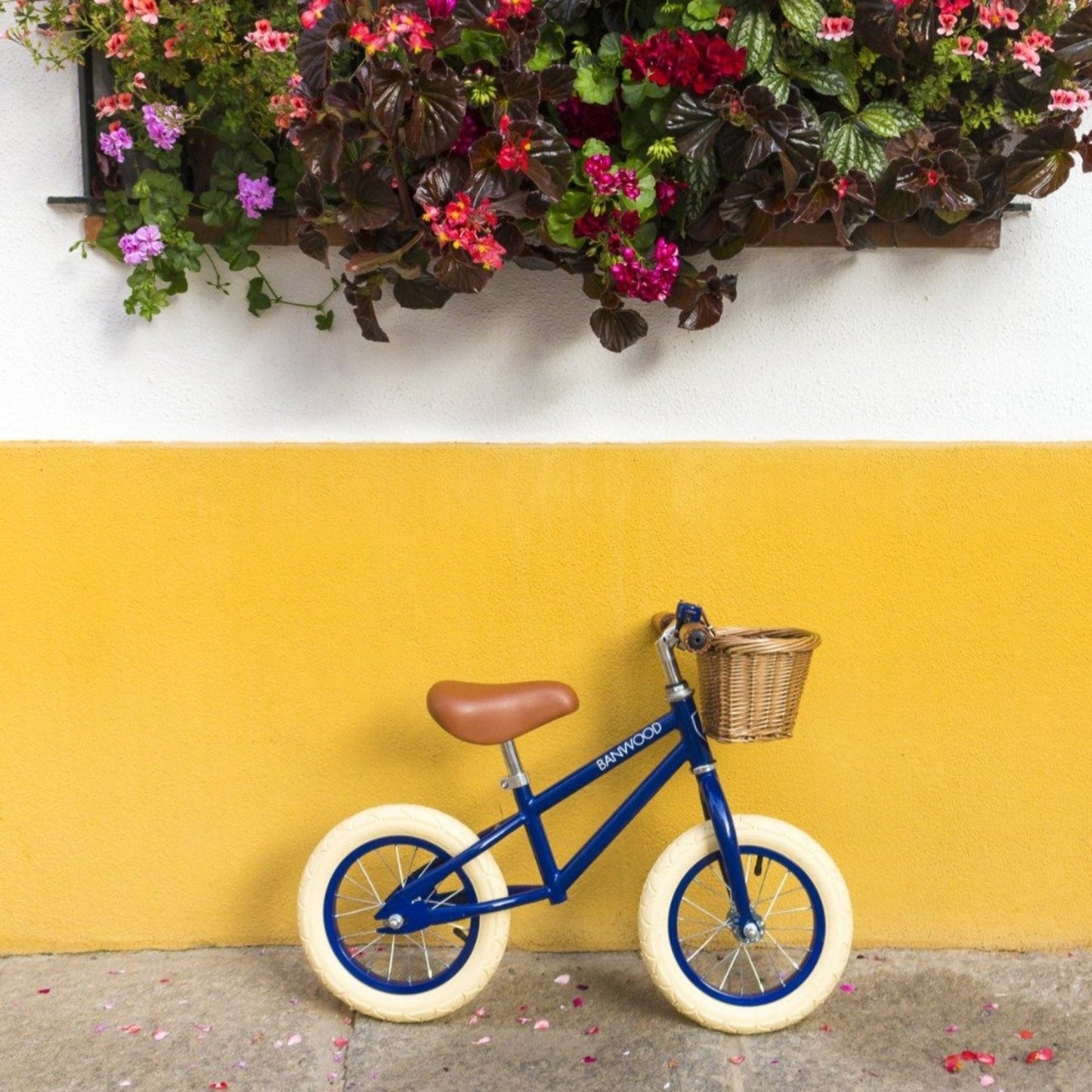Balance Bike First Go! Navy Blue Bicycle Nofred
