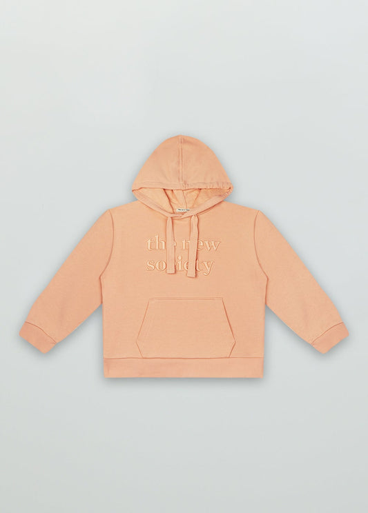 Logo Kangaroo Sweater Apricot Sweatshirts The New Society