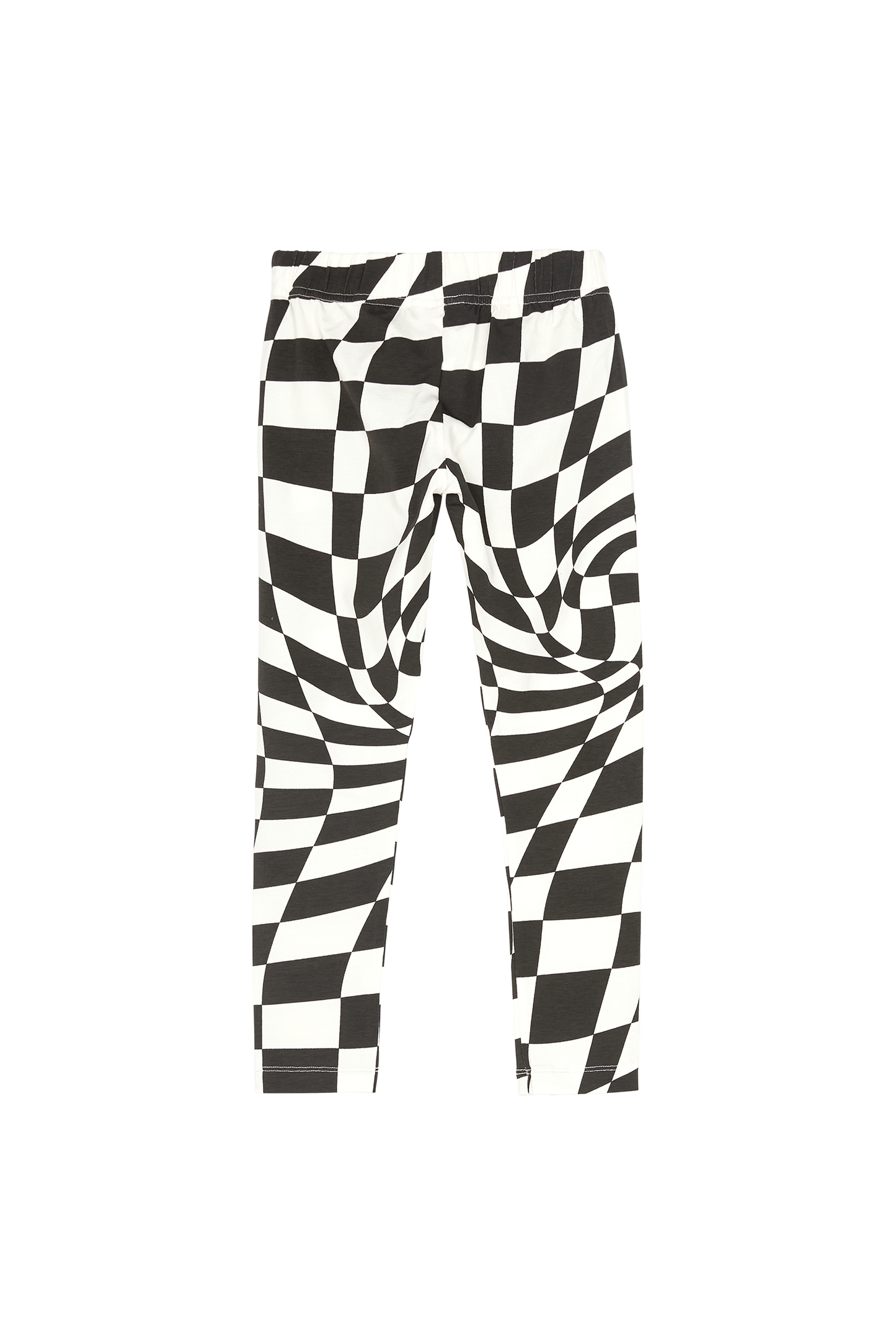 LOUD Black Twisted Checkers - Legging Pants | Women