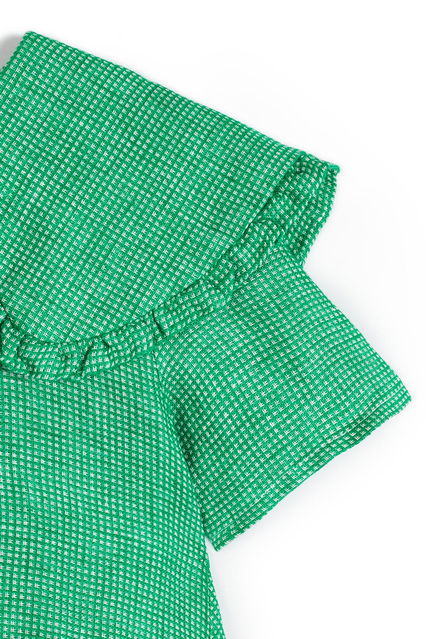 Lua Green Linen Tops Wolf & Rita