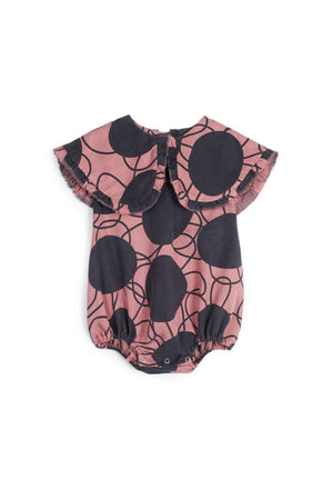 Luna Retro Flowers Pink JUMPSUIT Wolf & Rita