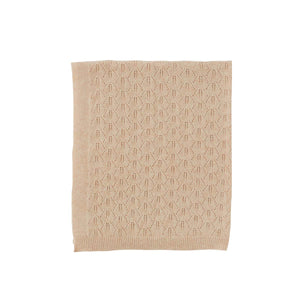 Lana Baby Blanket - Off White / Melange Plaid OYOY